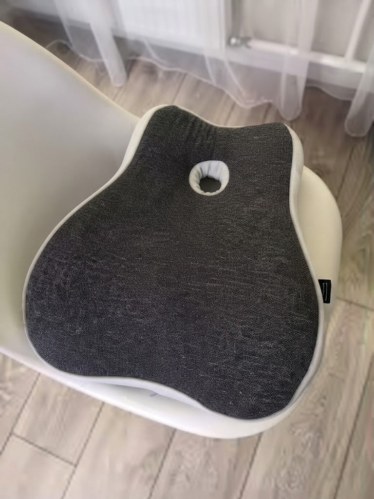 Coussin Orthopédique Bureau – Assise & Dossier Lombaire